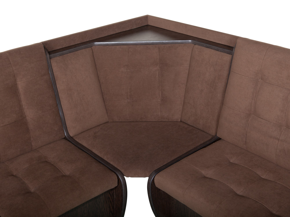 Кухонные уголки, Кухонный уголок Стиль 1Л (со столом СТ-2У) Дуб венге / велюр