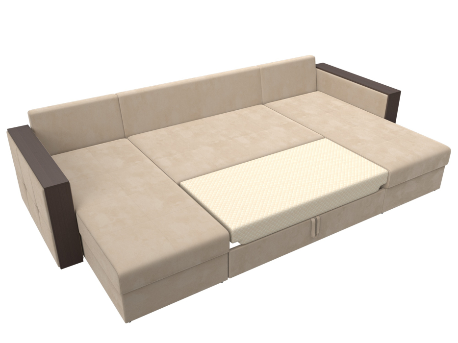 Диваны выкатные, П-образный диван Валенсия, велюр