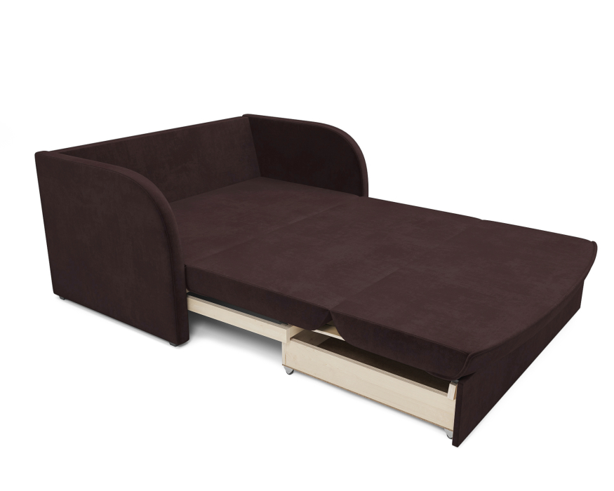 Диваны кровати со спальным местом, Диван прямой выкатной Малютка (Велюр)