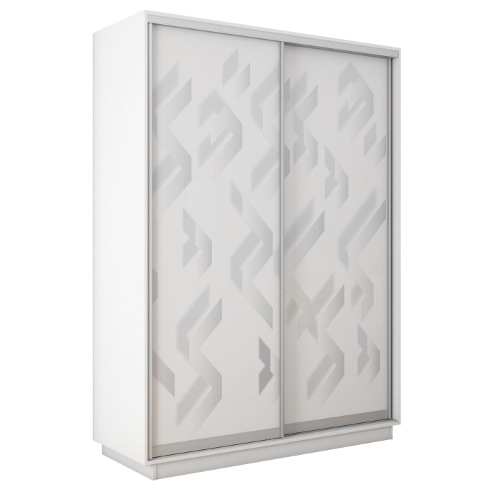 Шкафы-купе 2-х дверные, Шкаф-купе Экспресс 2-х дверный Фотопечать Ленты Стекла 160х60х240