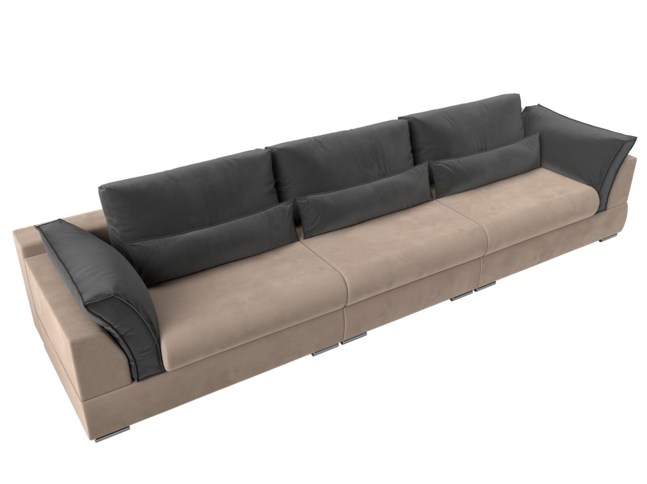 Диваны прямые кухонные, Прямой диван Пекин Long, велюр