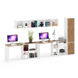 Домашний офис для двоих человек Лидер-8 № 22