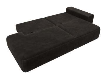 Диван прямой Лига-036 НПБ Модерн подлокотник справа, велюр BRUT