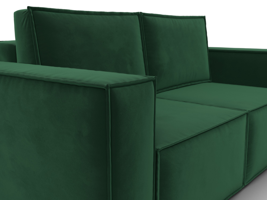 Диваны кровати со спальным местом, Диван прямой Куба мини, велюр