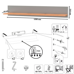 Шкаф и шкаф-пенал с комодом и полкой Остин для прихожей
