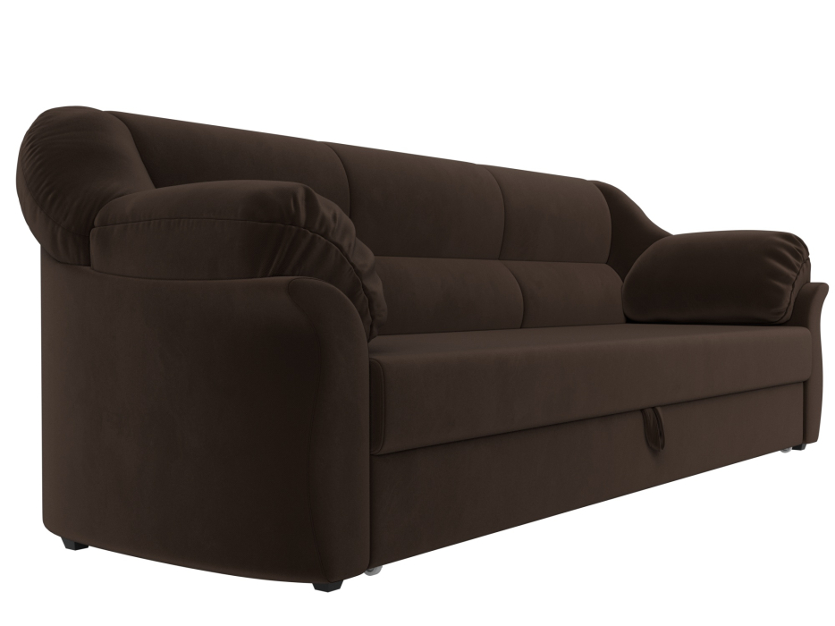 Диваны кровати со спальным местом, Диван прямой Карнелла, микровельвет