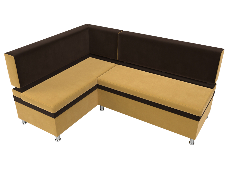 Кухонные уголки, Кухонный уголок Стайл левый угол, микровельвет