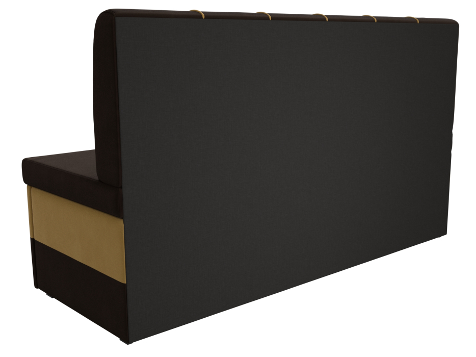 Диваны кровати со спальным местом, Прямой диван Энигма, микровельвет, коричневый