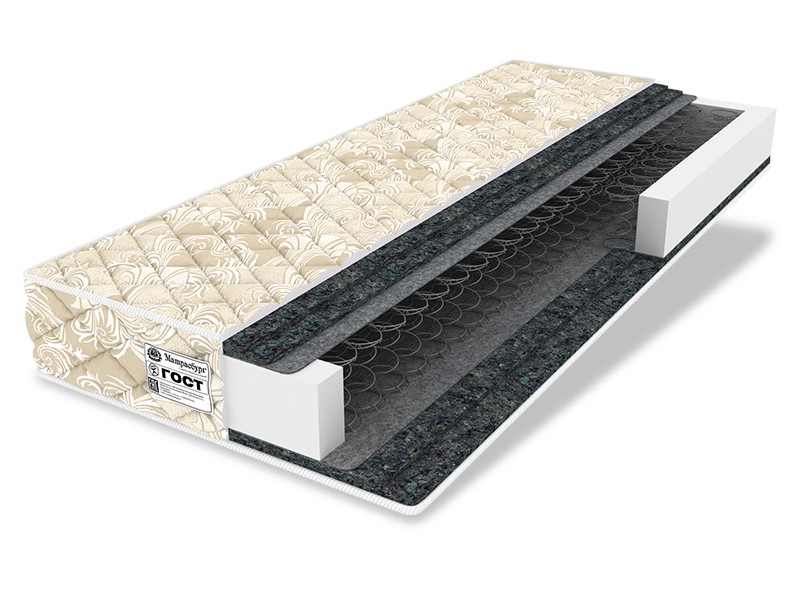 Мягкая кровать, Мягкая кровать Verona 1600 подъемная с матрасом ГОСТ