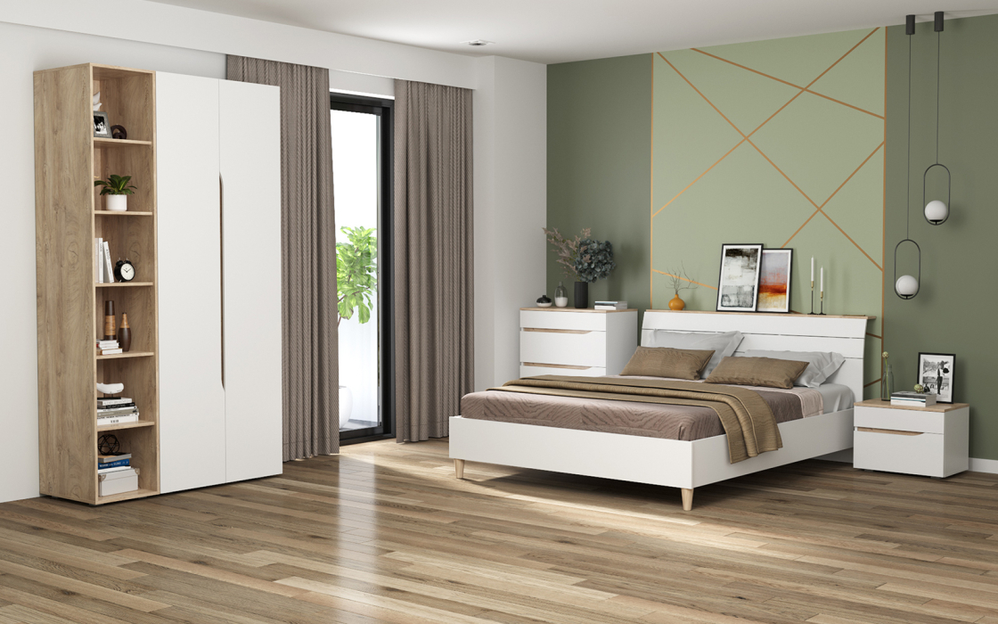 Спальные гарнитуры, Гарнитур спальный Муссон № 14