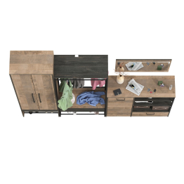 Прихожая модульная в стиле лофт Трувор № 234