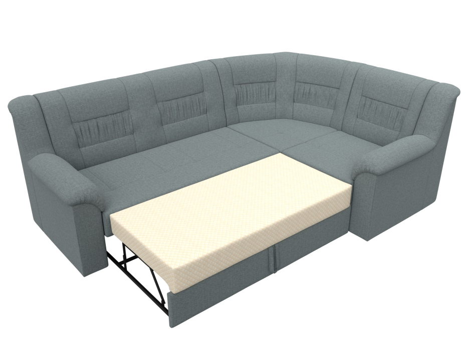 Диваны угловые в гостиную, Диван угловой Карелия правый угол, рогожка Амур