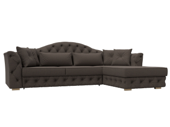 Диван угловой Артис правый угол, рогожка Амур