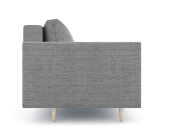 Диван прямой нераскладной Милли мини 2-х  местный с подлокотниками, рогожка