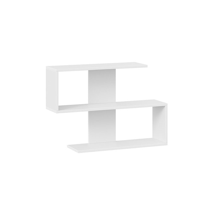 Настенные полки, Полка настенная Diamond Тип 1, белый ясень	