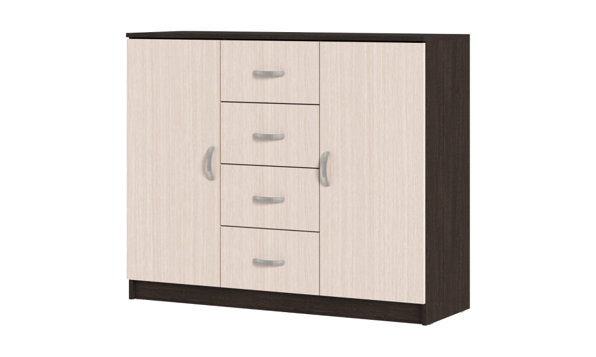 Комоды, Комод КМ-555М Спальня БАССА