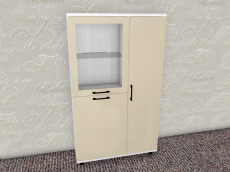 Шкафы распашные, Модульная система Грейс Шкаф ШК-5084  Снежный Ясень