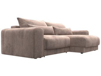 Диван угловой Лига-056 НПБ угол универсальный, велюр TOWER