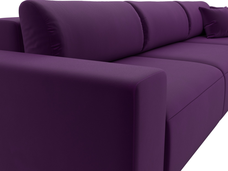 Диваны еврокнижки, Диван прямой Лига-036 Классик Лонг, микровельвет