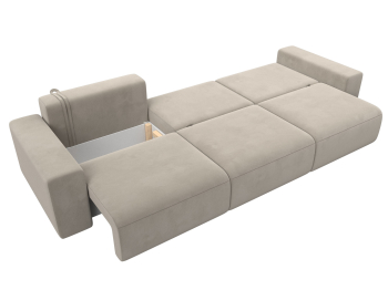 Диван прямой Лига-036 Классик Лонг, микровельвет