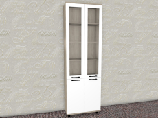 Шкафы двухстворчатые, Модульная система Грейс Шкаф ШК-5035  Гикори Джексон Светлый