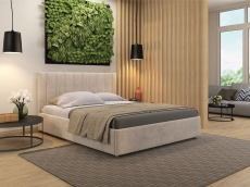 Мягкая кровать, Кровать Жардин Нова, с подъемным механизмом, 140*200, ground 01