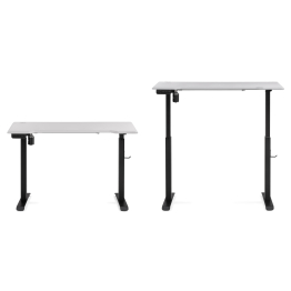 Компьютерный стол Маркос с механизмом подъема 120х75х75, черный