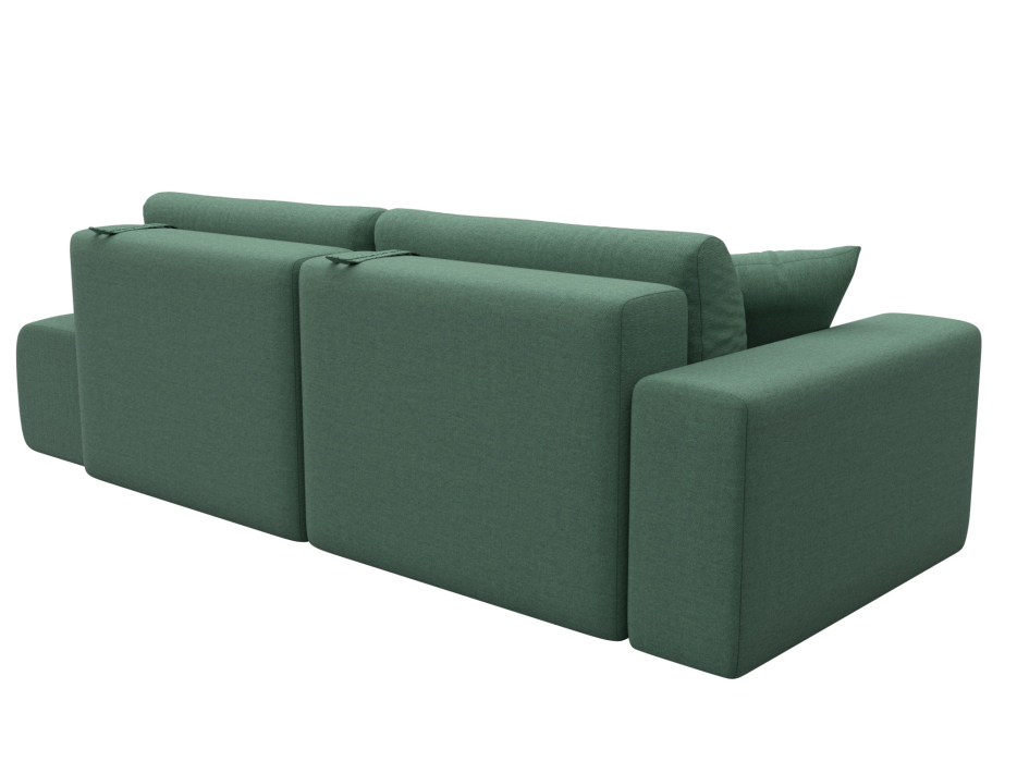 Диваны еврокнижки, Диван прямой Лига-036 НПБ Модерн подлокотник слева, рогожка Амур