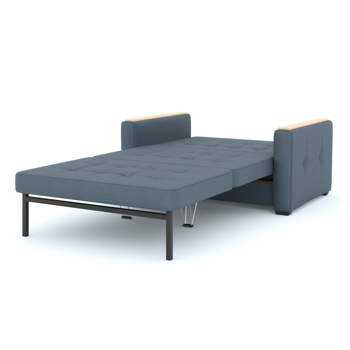 Диваны с ящиком для белья, Диван- кровать Этро Вуд, рогожка, 100