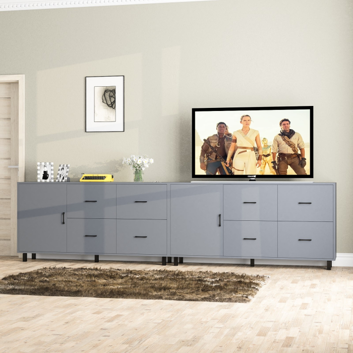 ТВ-тумбы, Два больших комода РВК 125-1704 ящики и дверка