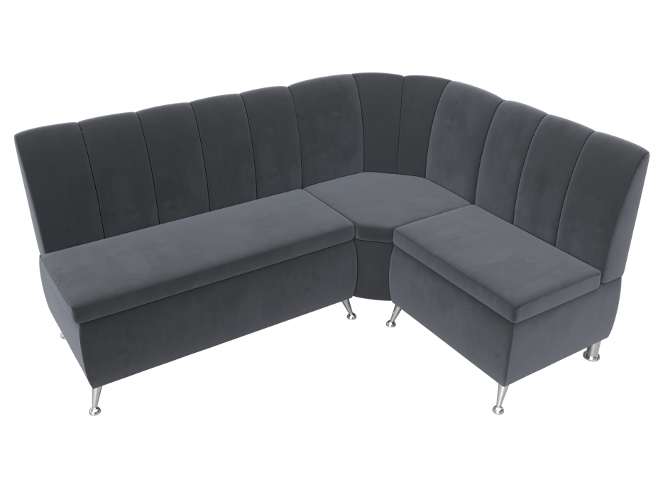 Диваны угловые кухонные, Диван кухонный угловой Кантри правый угол, велюр