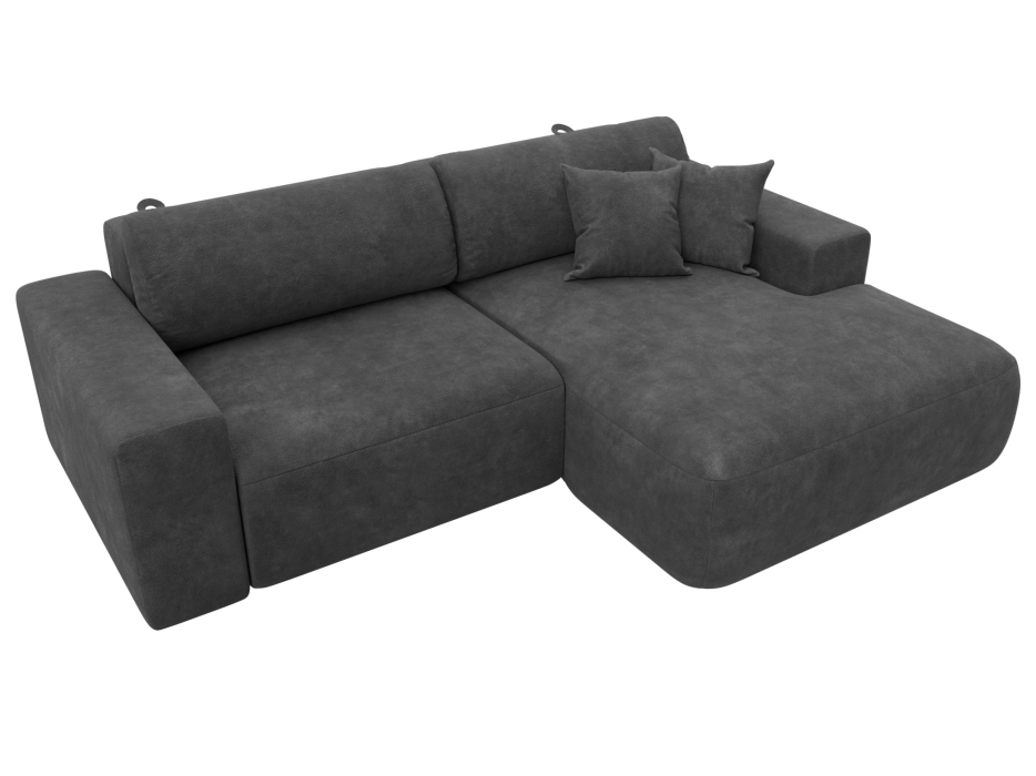 Диваны угловые в гостиную, Диван угловой Лига-036 НПБ Классик правый угол, велюр BRUT 