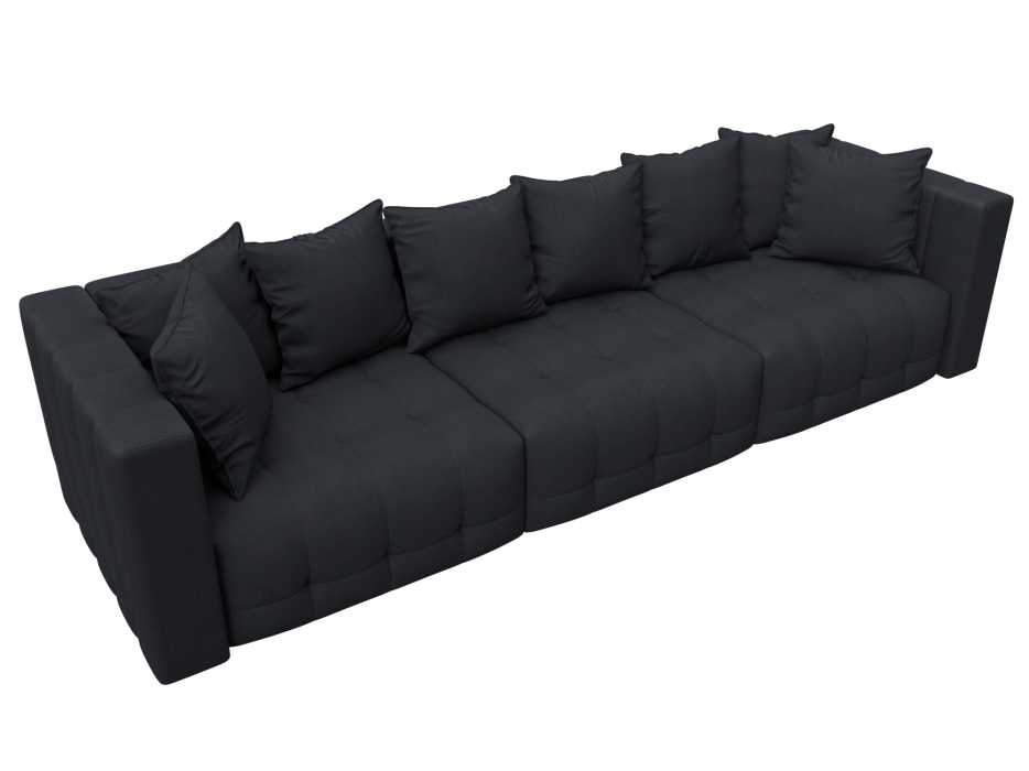 Дизайнерские диваны для гостиной, Диван прямой Лига-052 НПБ Лонг, замша JOLY