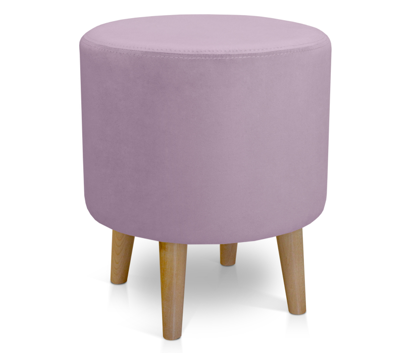 Банкетки, Пуфик круглый Ронд на высоких ножках, микровелюр