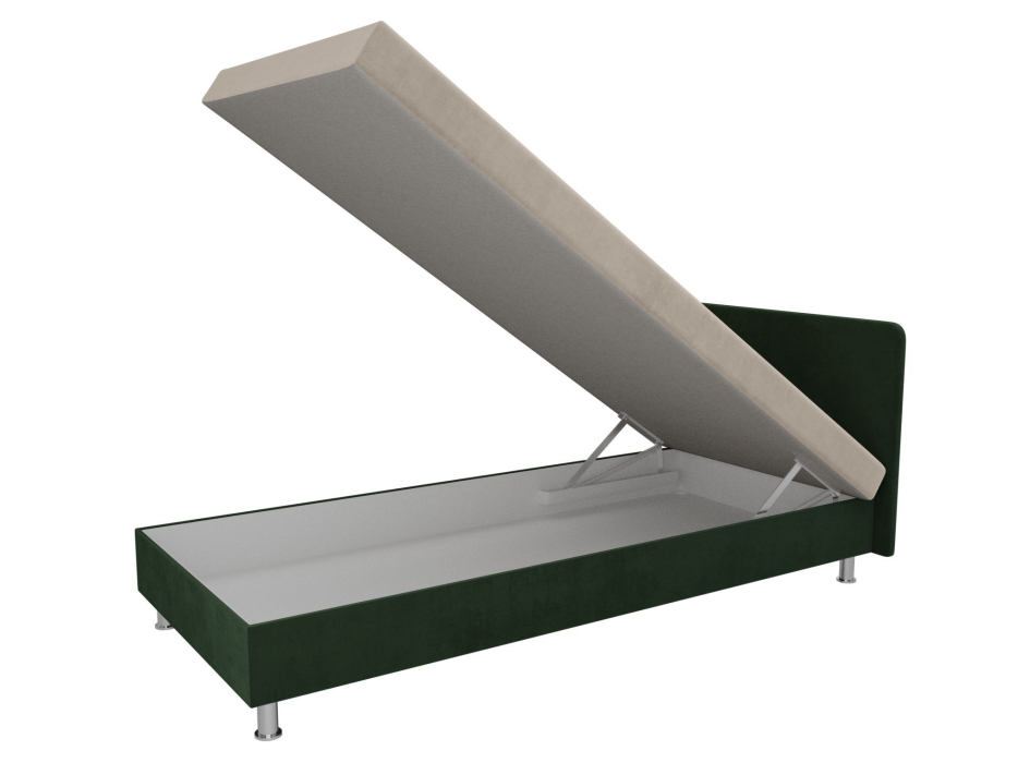 Кровати одноярусные, Кровать Мальта микровельвет