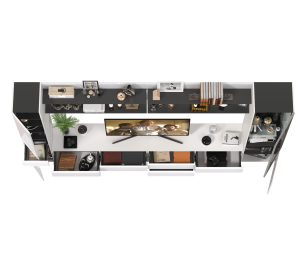 Сидней мебель для гостиной корпусная № 126