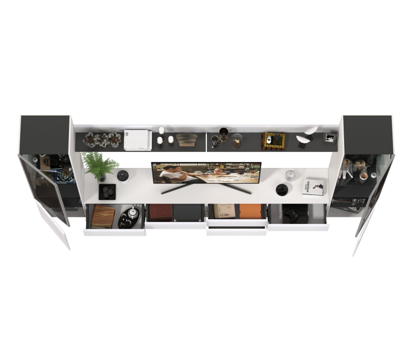 Стенки для гостиной, Мебельная стенка Сидней № 103