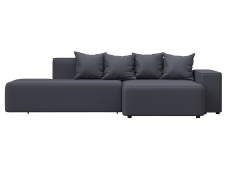 Диваны угловые в гостиную, Диван угловой Лига-079 угол правый, экокожа GRIFON