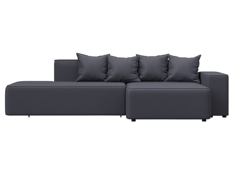 Диваны угловые в гостиную, Диван угловой Лига-079 угол правый, экокожа GRIFON