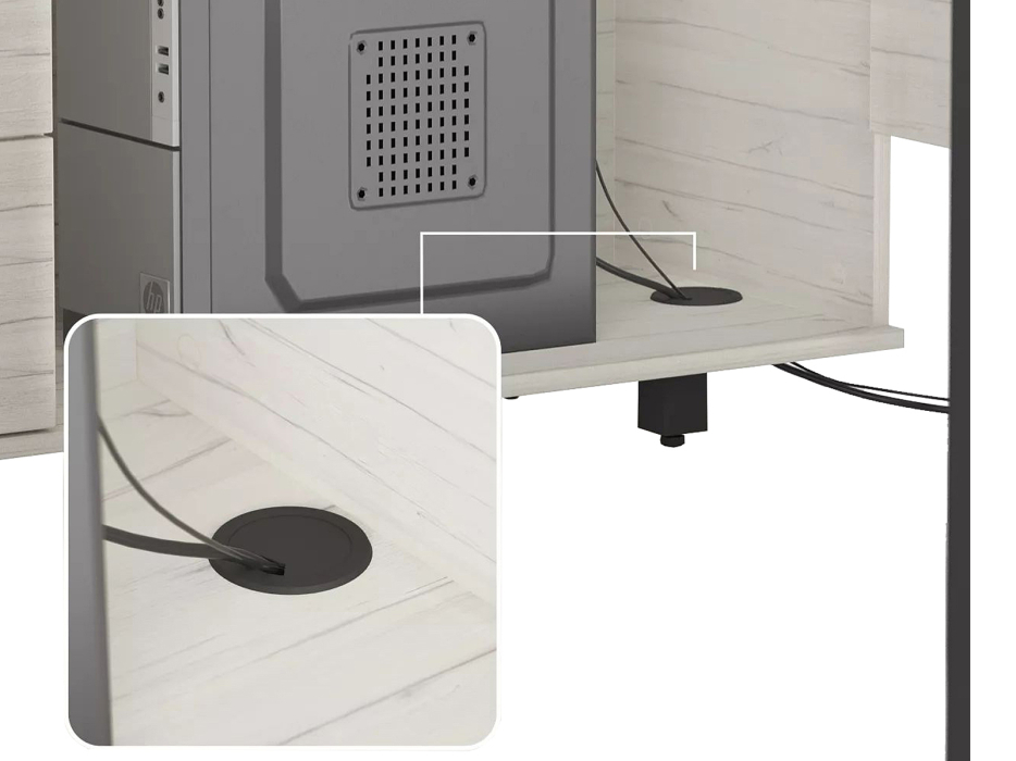 Письменные столы, Стол рабочий универсальный Калифорния Хардвиг 1200 ЛДСП