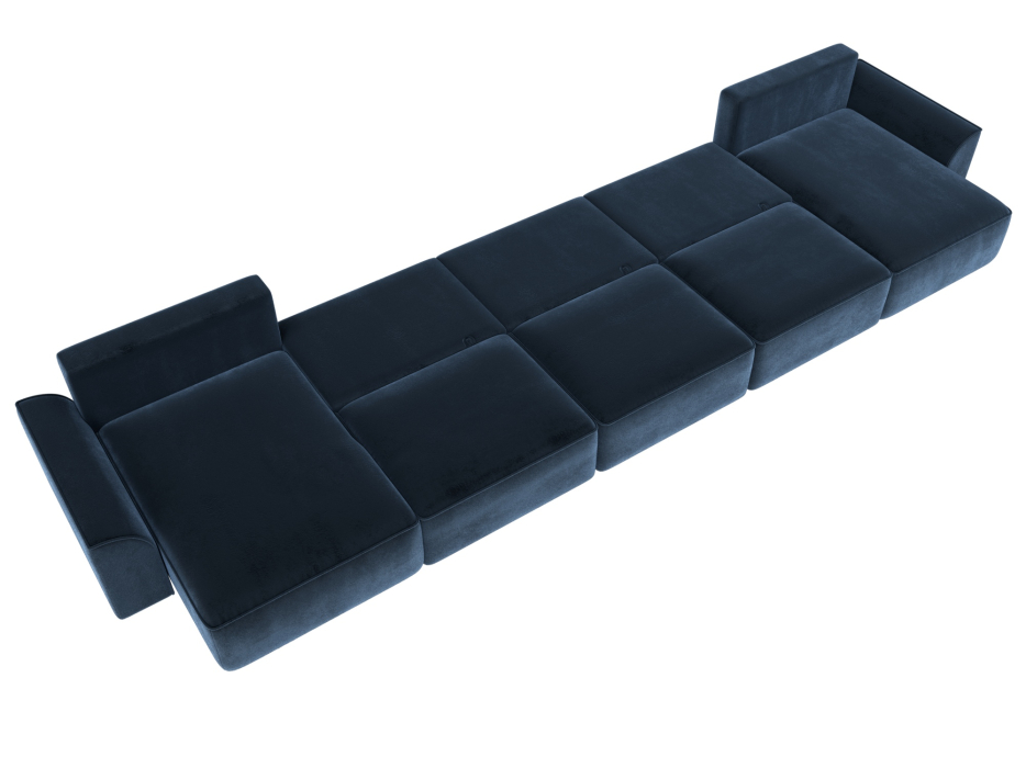 Диваны еврокнижки, Диван П-образный Лига-048 НПБ МегаЛонг, велюр TOWER