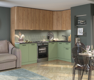 Кухня угловая Ревилья  03  2500/1400 без столешницы