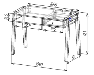 Стол письменный STORY