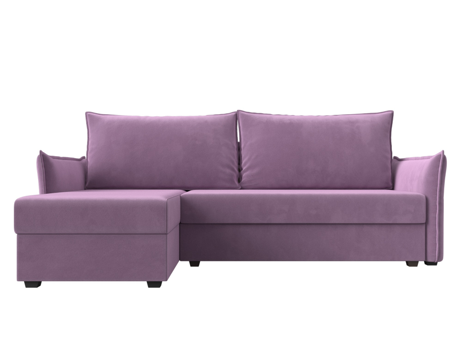 Диваны угловые в гостиную, Угловой диван Лига-004 левый угол, микровельвет