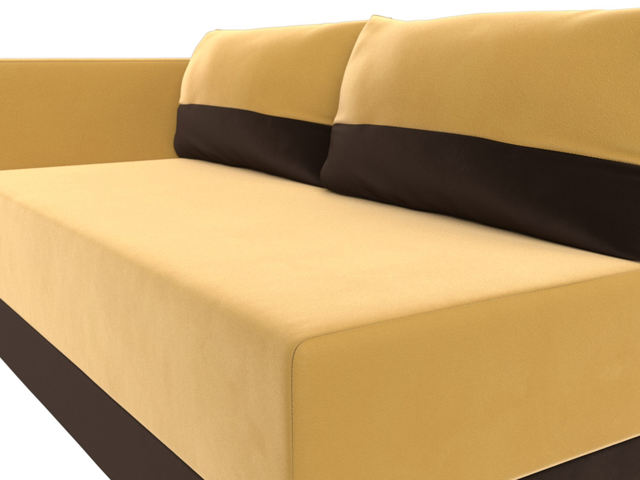 Кушетка диван, Кушетка Никас левая, микровельвет