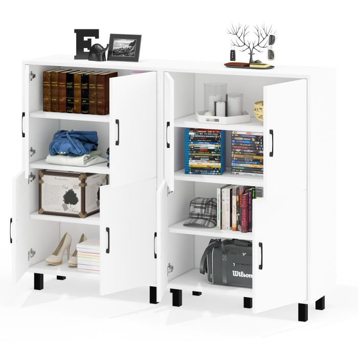 Комоды, Две тумбы-комода четыре распашных дверки РВК 126-804