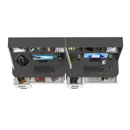 Два стола рабочих Сигма для двоих