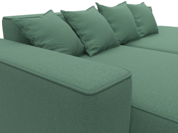 Диван угловой Лига-065 угол левый, рогожка Амур