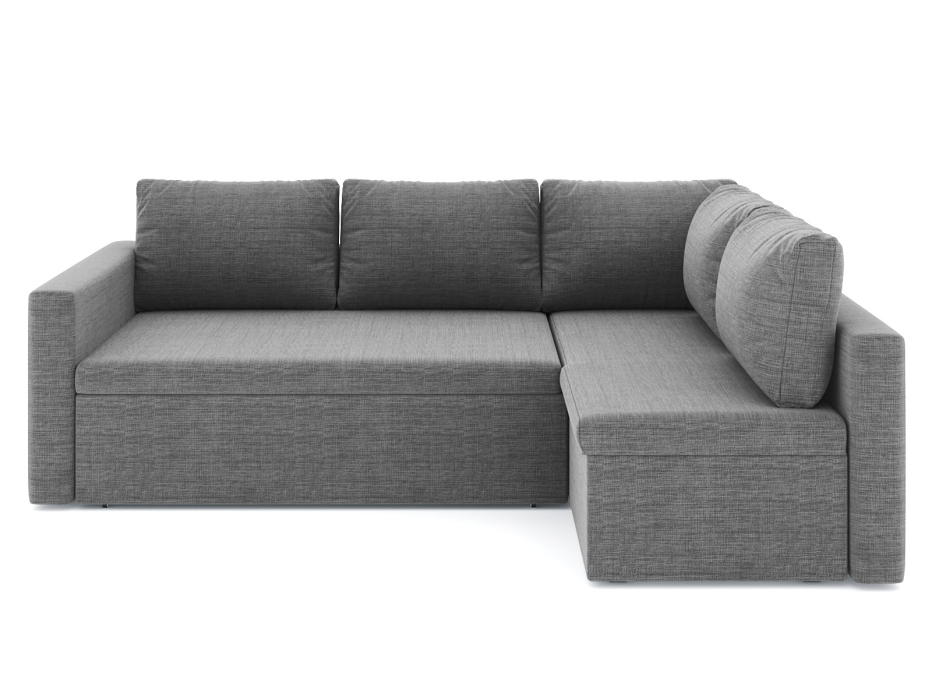 Диваны угловые в гостиную, Диван-кровать угловой Мансберг дельфин, рогожка