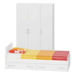 Спальный гарнитур № 1 Стандарт с кроватью 900 с ящиками